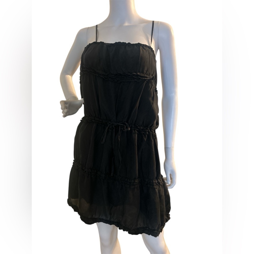 Theory Mini Ruffle Silk
Cami Dress size 4 Black MN
Used - Picture 5 of 8